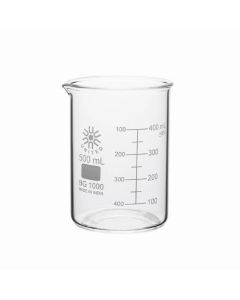 United Scientific Supply Beakers, Low Form, Borosilicate Glass, 500Ml; USS-BG1000-500